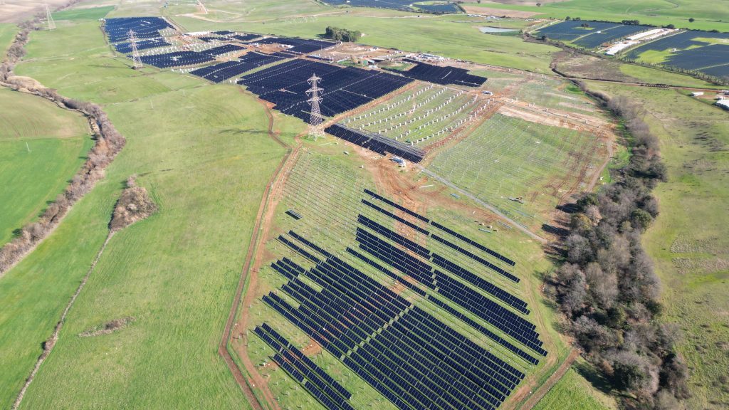 Enfinity Solar Power Plant Under Construction In Lazio