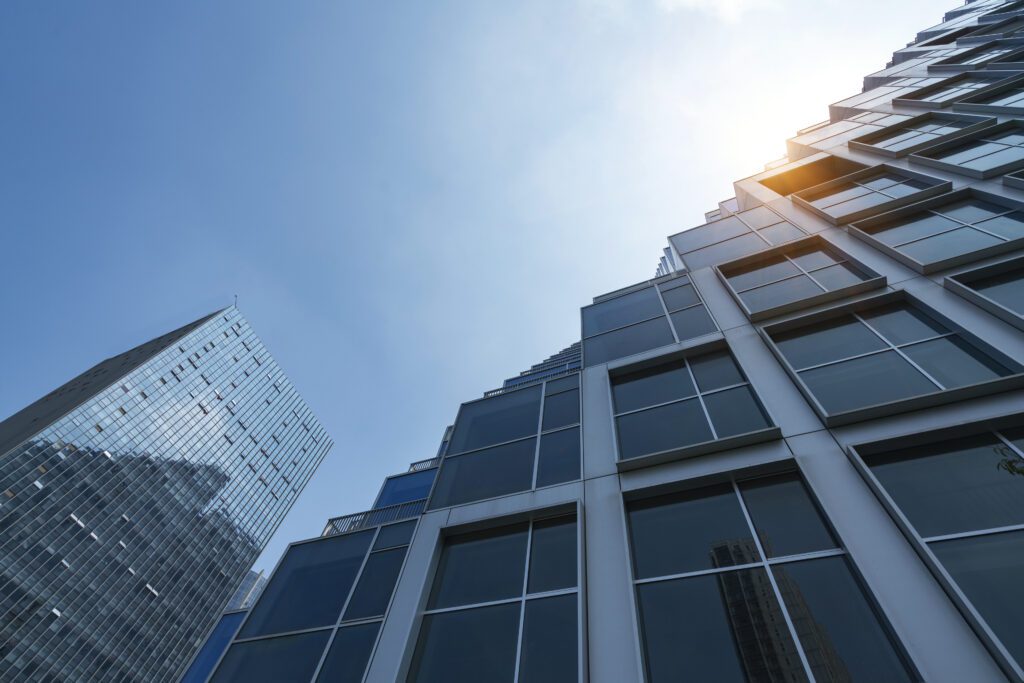 The Skyscraper Is At The World Financial Center In Hangzhou, China